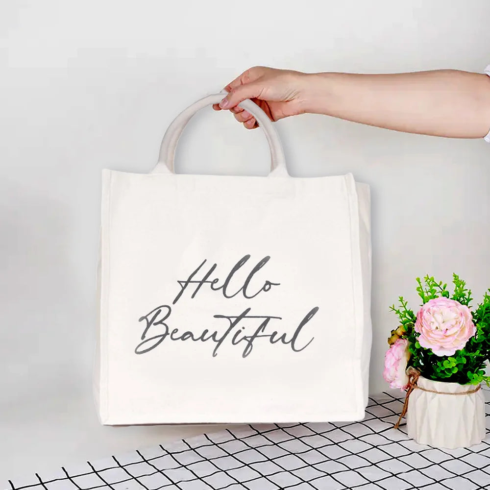 BYFT013998 BYFT Laminated Natural Canvas Bag Hello Beautiful Design C.webp