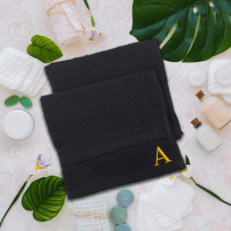 BYFT Daffodil Cotton Face Towel 30 x 30 Cm Luxury - Soft, Absorbent, Quick-Dry Towel