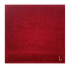 BYFT Daffodil Monogrammed Face Towel Burgundy 30 x 30 Cm