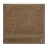 BYFT Daffodil Monogrammed Face Towel Dark Beige 30 x 30 Cm