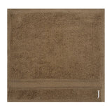 BYFT Daffodil Monogrammed Face Towel Dark Beige 30 x 30 Cm