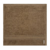 BYFT Daffodil Monogrammed Face Towel Dark Beige 30 x 30 Cm
