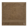 BYFT Daffodil Monogrammed Face Towel Dark Beige 30 x 30 Cm