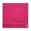 BYFT Daffodil Monogrammed Face Towel Fuchsia Pink 30 x 30 Cm