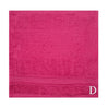 BYFT Daffodil Monogrammed Face Towel Fuchsia Pink 30 x 30 Cm