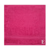 BYFT Daffodil Monogrammed Face Towel Fuchsia Pink 30 x 30 Cm
