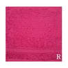 BYFT Daffodil Monogrammed Face Towel Fuchsia Pink 30 x 30 Cm