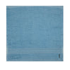 BYFT Daffodil Monogrammed Face Towel Light Blue 30 x 30 Cm