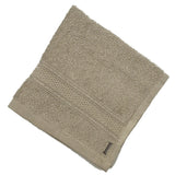 BYFT Daffodil Monogrammed Face Towel Light Grey 30 x 30 Cm