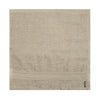BYFT Daffodil Monogrammed Face Towel Light Grey 30 x 30 Cm