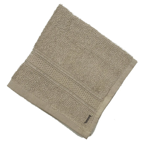 BYFT Daffodil Monogrammed Face Towel Light Grey 30 x 30 Cm
