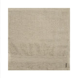 BYFT Daffodil Monogrammed Face Towel Light Grey 30 x 30 Cm