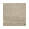 BYFT Daffodil Monogrammed Face Towel Light Grey 30 x 30 Cm