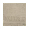 BYFT Daffodil Monogrammed Face Towel Light Grey 30 x 30 Cm