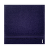 BYFT Daffodil Monogrammed Face Towel Navy Blue 30 x 30 Cm