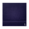 BYFT Daffodil Monogrammed Face Towel Navy Blue 30 x 30 Cm