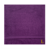 BYFT Daffodil Face Towel Purple Monogrammed Pure Cotton Personalised Initial / Letter / Alphabet Perfect For Gifting Set of 06