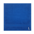 BYFT Daffodil Monogrammed Face Towel Royal Blue 30 x 30 Cm