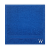 BYFT Daffodil Monogrammed Face Towel Royal Blue 30 x 30 Cm