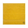 BYFT Daffodil Monogrammed Face Towel Yellow 30 x 30 Cm