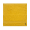BYFT Daffodil Monogrammed Face Towel Yellow 30 x 30 Cm