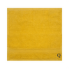BYFT Daffodil Monogrammed Face Towel Yellow 30 x 30 Cm