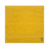 BYFT Daffodil Monogrammed Face Towel Yellow 30 x 30 Cm