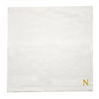 BYFT Embroidered For You Face Towel | Monogrammed Pure Cotton Personalised Initial / Letter / Alphabet Perfect For Gifting Set of 06