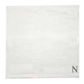 BYFT Embroidered For You Face Towel | Monogrammed Pure Cotton Personalised Initial / Letter / Alphabet Perfect For Gifting Set of 06