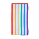 Mimosa Beach Towel Rainbow Stripe Cotton Pool Towel