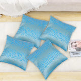 BYFT Orchard Cushion Cover 40 x 40 cm (Azure Elegance Arctic Blue) 16 x 16 inch Luxury Decorative Cushion Cover for Sofa, Bed & Living Room - Set of 02