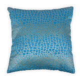 BYFT Orchard Cushion Cover 40 x 40 cm (Azure Elegance Arctic Blue) 16 x 16 inch Luxury Decorative Cushion Cover for Sofa, Bed & Living Room - Set of 02