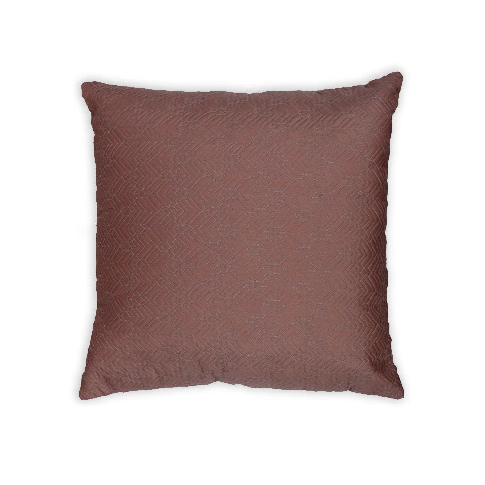 BYFT Orchard Cushion Cover 40 x 40 cm (Aira Brown) 16 x 16 inch Luxury Decorative Cushion Cover for Sofa, Bed & Living Room - Set of 02