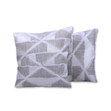 BYFT Orchard Cushion Cover 40 x 40 cm (Mystrey Grey) 16 x 16 inch Luxury Decorative Cushion Cover for Sofa, Bed & Living Room - Set of 02