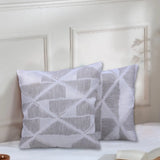 BYFT Orchard Cushion Cover 40 x 40 cm (Mystrey Grey) 16 x 16 inch Luxury Decorative Cushion Cover for Sofa, Bed & Living Room - Set of 02