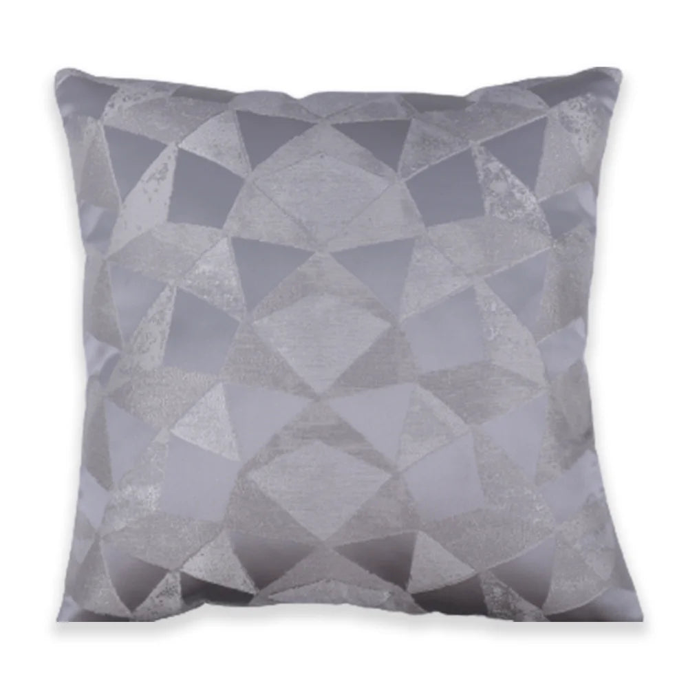BYFT Orchard Cushion Cover 40 x 40 cm (Mystrey Grey) 16 x 16 inch Luxury Decorative Cushion Cover for Sofa, Bed & Living Room - Set of 02