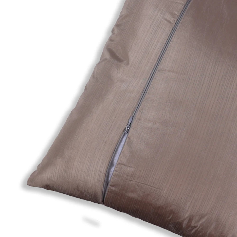 BYFT Orchard Cushion Cover 40 x 40 cm (Aira Brown) 16 x 16 inch Luxury Decorative Cushion Cover for Sofa, Bed & Living Room - Set of 02
