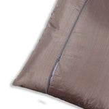 BYFT Orchard Cushion Cover 40 x 40 cm (Aira Brown) 16 x 16 inch Luxury Decorative Cushion Cover for Sofa, Bed & Living Room - Set of 02