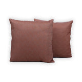BYFT Orchard Cushion Cover 40 x 40 cm (Aira Brown) 16 x 16 inch Luxury Decorative Cushion Cover for Sofa, Bed & Living Room - Set of 02