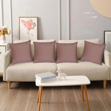 BYFT Orchard Cushion Cover 40 x 40 cm (Aira Brown) 16 x 16 inch Luxury Decorative Cushion Cover for Sofa, Bed & Living Room - Set of 02