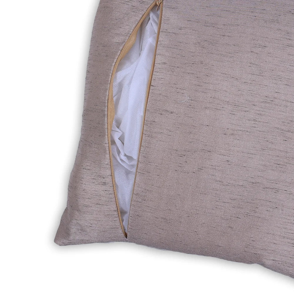 BYFT Orchard Cushion Cover 40 x 40 cm (Mystrey Grey) 16 x 16 inch Luxury Decorative Cushion Cover for Sofa, Bed & Living Room - Set of 02