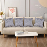 BYFT Orchard Cushion Cover 40 x 40 cm (Mystrey Grey) 16 x 16 inch Luxury Decorative Cushion Cover for Sofa, Bed & Living Room - Set of 02