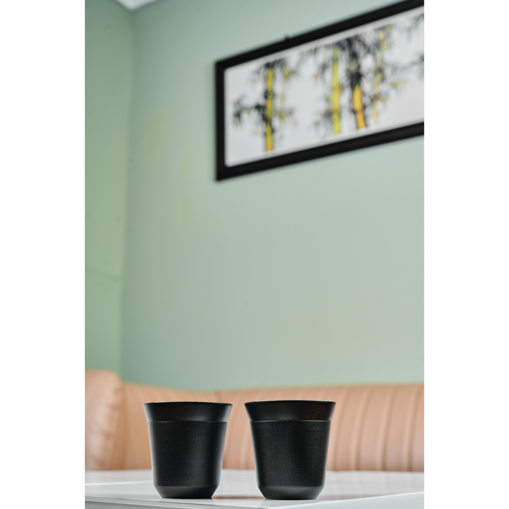 BYFT Espresso Metallic Cups Set