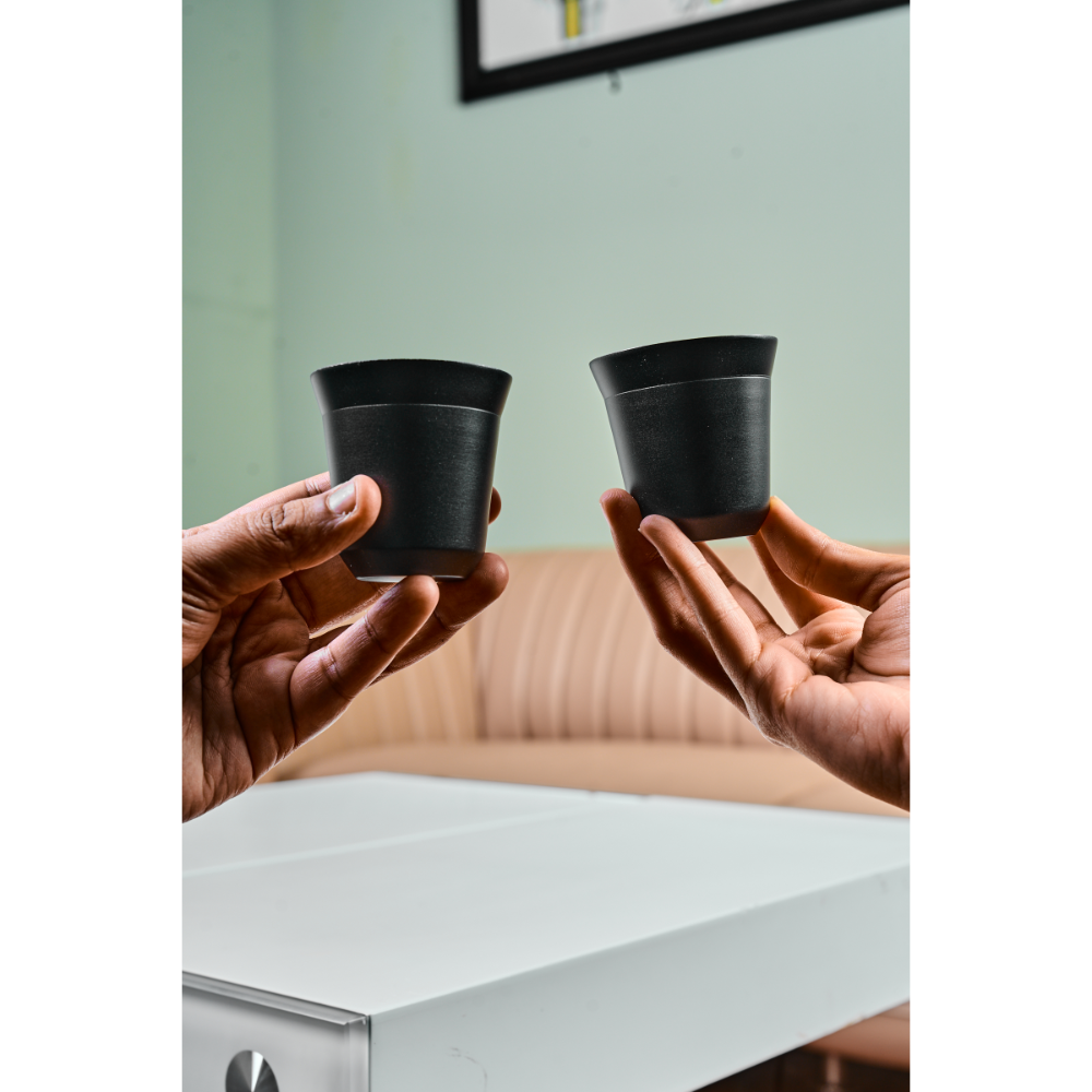BYFT Espresso Metallic Cups Set