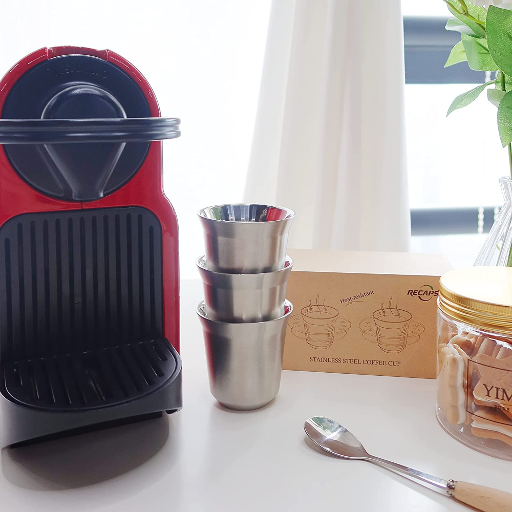 BYFT Espresso Metallic Cups Set