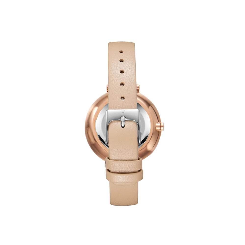 ecstacy-women's-2036-movement-watch-analog-display-and-stainless-steel-strap-e23501-slck-beige