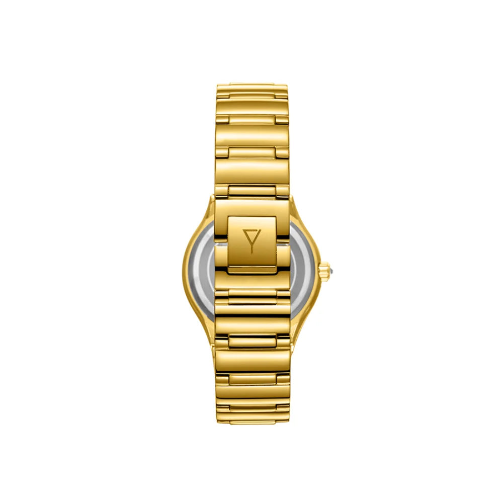 ecstacy-women's-6p29-movement-watch-multi-function-display-and-stainless-steel-strap-e23608-gbgmc-gold
