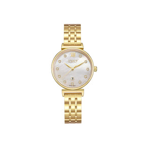 ecstacy-women's-gl12-movement-watch-analog-display-and-stainless-steel-strap-e23506-gbgm-gold