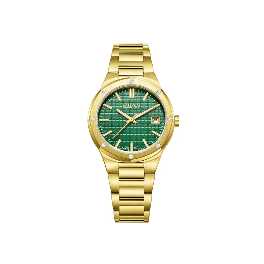 ecstacy-women's-gm10-movement-watch-analog-display-and-stainless-steel-strap-e23509-gbgg-gold