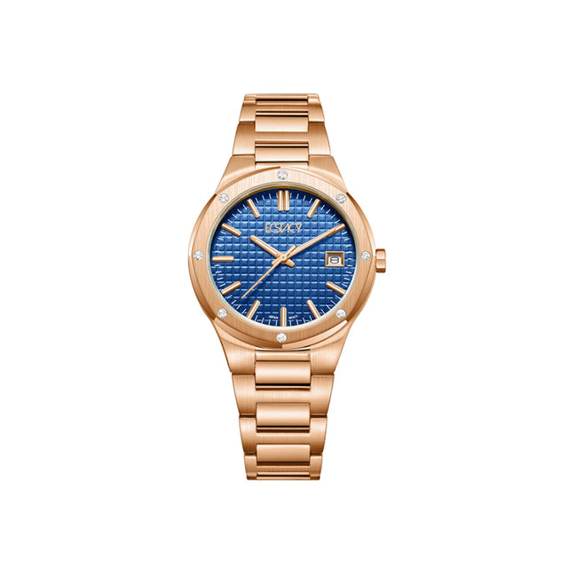 ecstacy-women's-gm10-movement-watch-analog-display-and-stainless-steel-strap-e23509-rbkn-two-tone-rose-gold